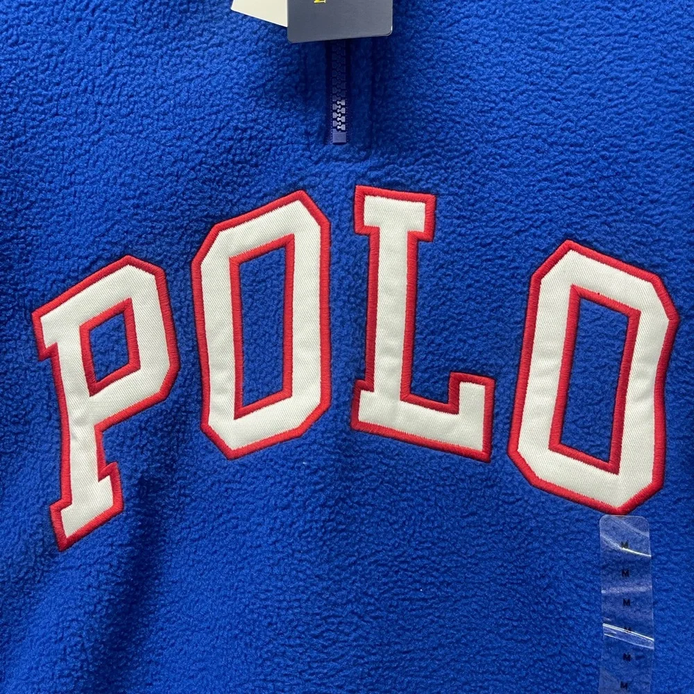 Polo Ralph Lauren Fleece in Blue NEW $150 - Picture 4 of 6